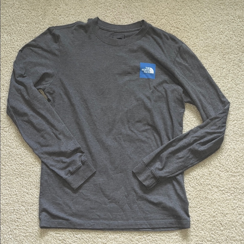 The North Face Gray Long Sleeve Tee Casual Comfort